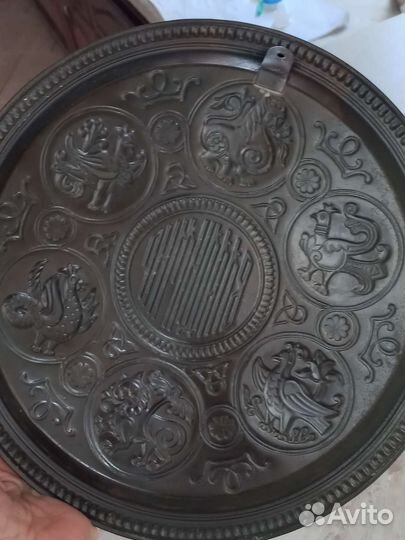 Тарелка панно Владимир медь