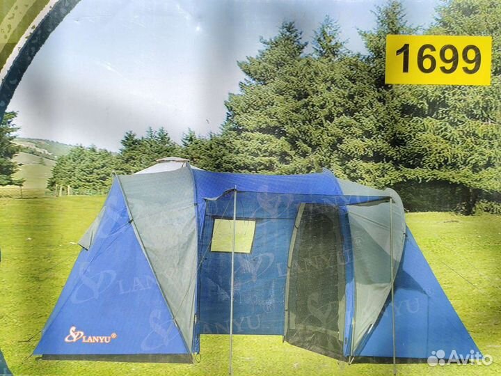 Палатка 4 местная 2 комнаты
