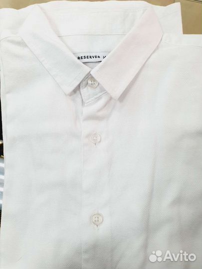 Рубашка белая reserved 146 см
