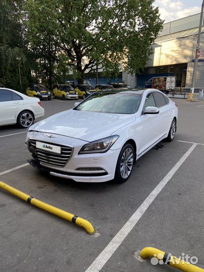 Hyundai Genesis 3.0 AT, 2015, битый, 160 000 км