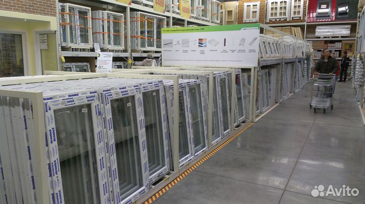 Окна пластиковые однокамерные