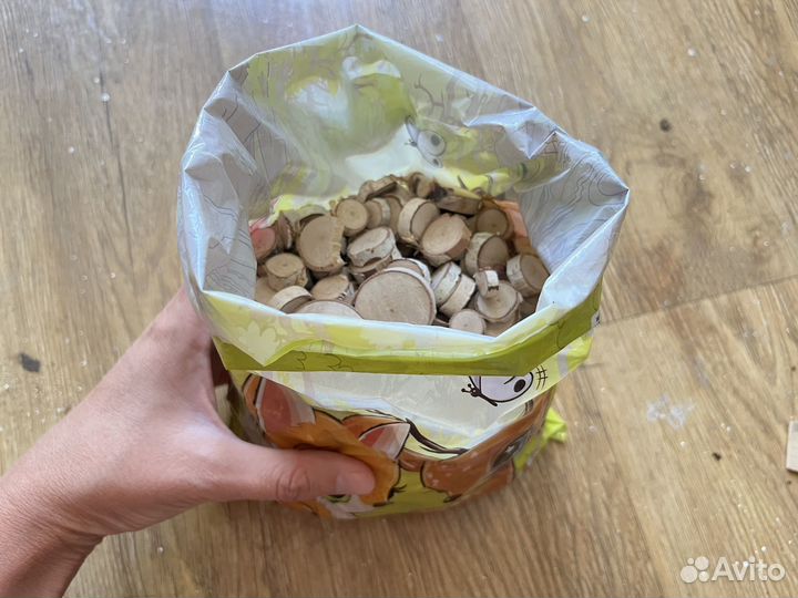 Спилы дерева для декора