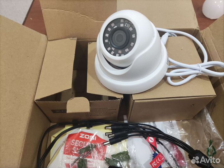 Комплект видеонаблюдения на 4 камеры