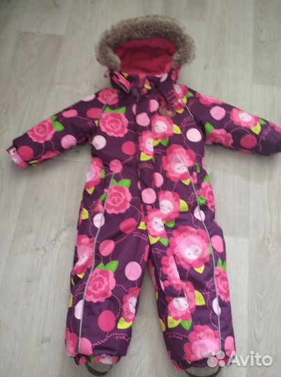 Финский Зимний комбинезон Premont для девочки 92