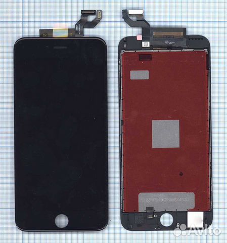 Дисплей для Apple iPhone 6S Plus черный 1920x1080