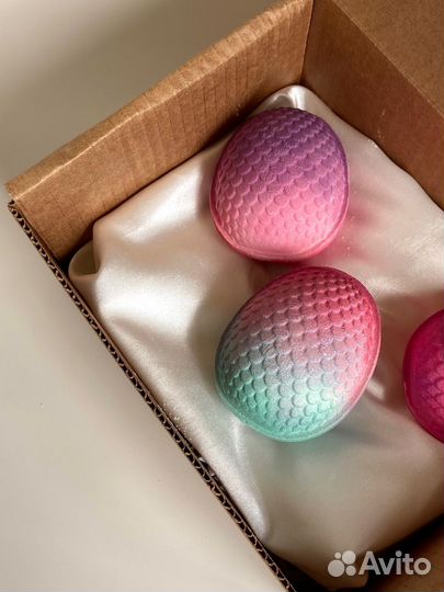 Бомбочки для ванны ручной работы «Яйцо дракона»