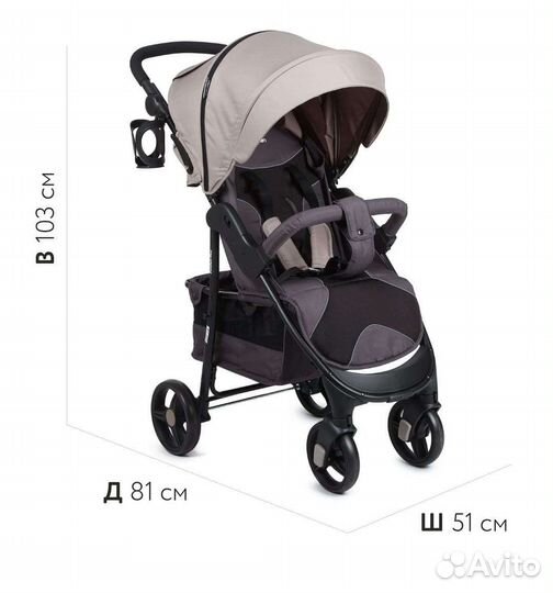 Прогулочная коляска Babyton новая