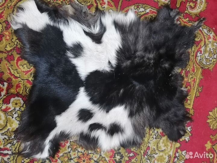 Меховые ковры. Шкуры козы, крс, овчины выделка