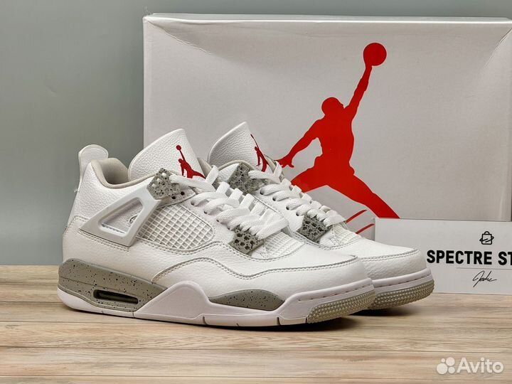 Кроссовки Nike Air Jordan 4 Retro White Oreo