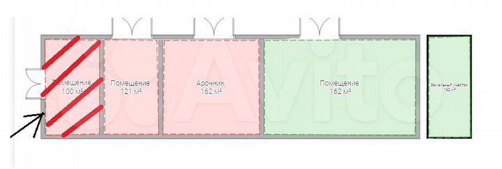 Склад, 100 м²