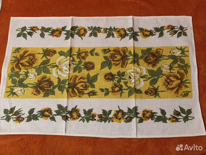 Льняная салфетка, полотенце