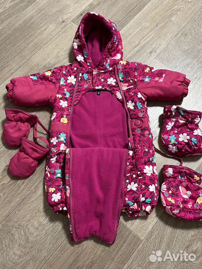 Комбинезон демисезонный для девочки 62-68