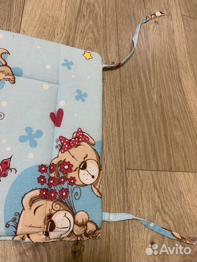 Пеленальный матрас, Бортики в детскую кроватку