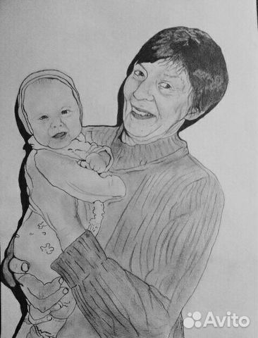 Портрет ч/б в подарок