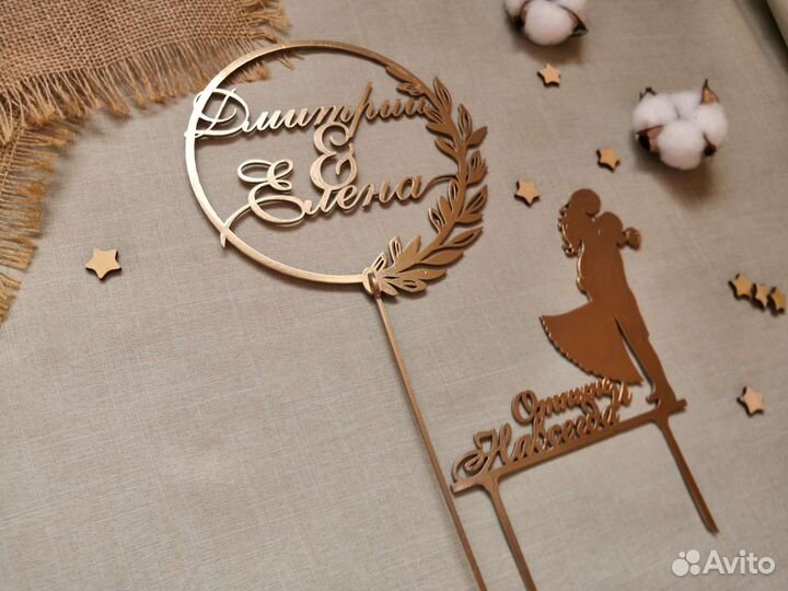 Топперы в торт под заказ