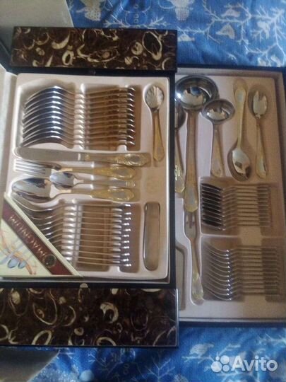 Набор столовых приборов новый