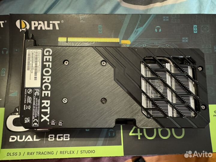 Видеокарта palit rtx 4060 dual OC 8 gb