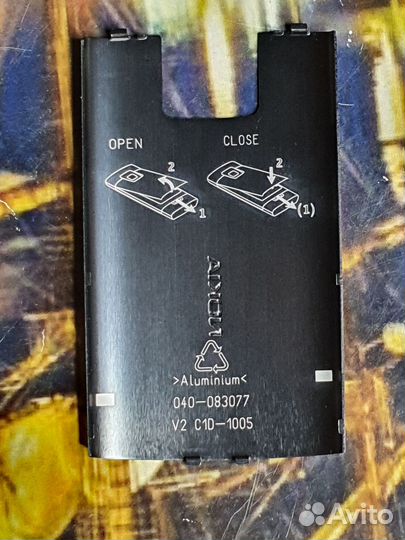 Крышка акб Nokia X2-00 black new