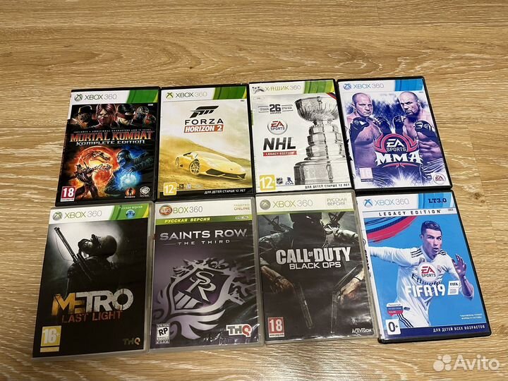 Xbox 360 с играми