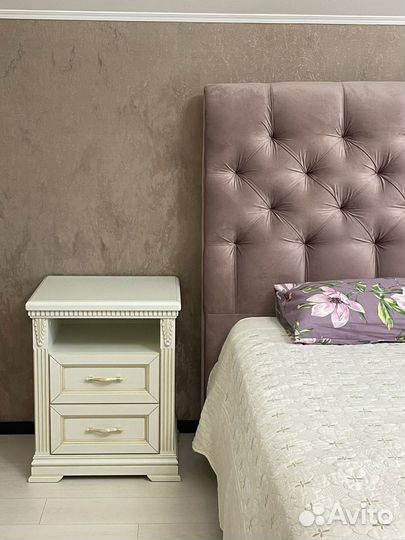 Тумба прикроватная массив Бука 