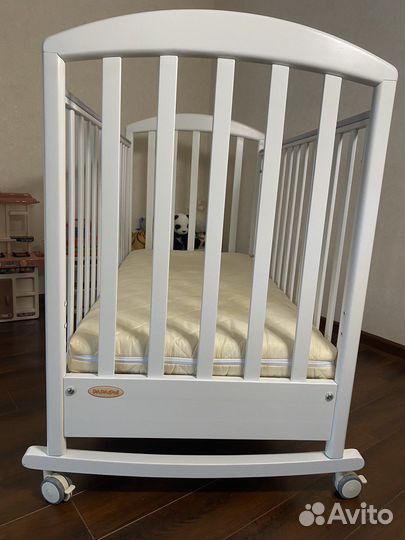 Детская кровать papaloni с ортопедическим матрасом