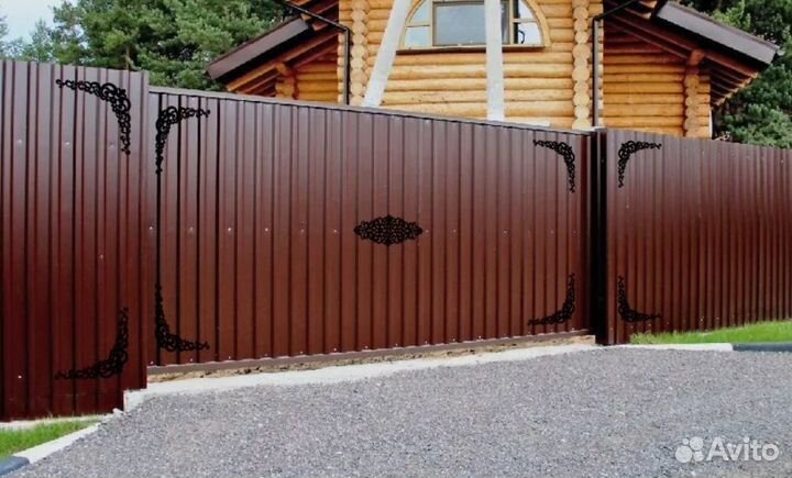 Забор из профнастила с гарантией качественно