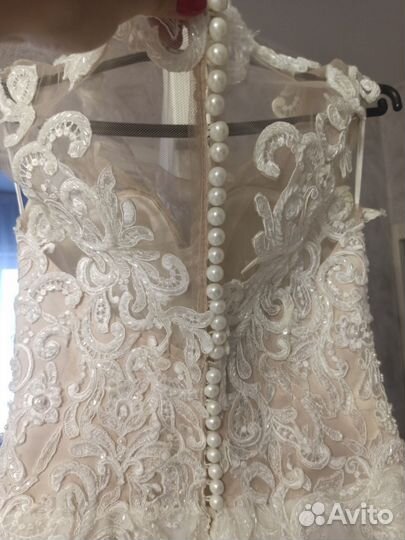 Свадебное платье 42 бу