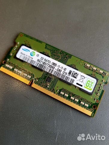 Samsung DDR3 2Gb для ноутбука