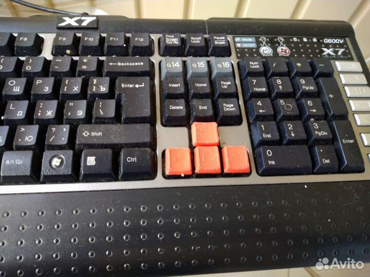 Клавиатура игровая A4Tech X7-G800V