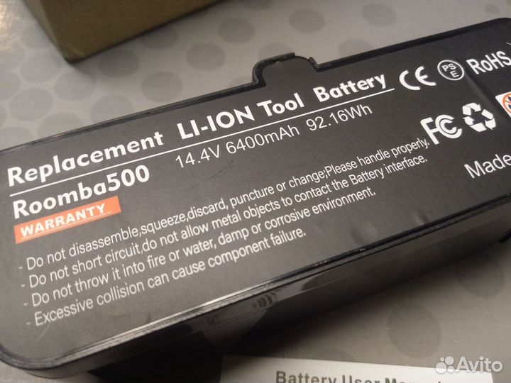 IRobot Roomba новый литиевый аккумулятор