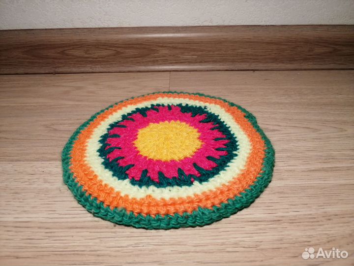 Подставка под горячее вязаная