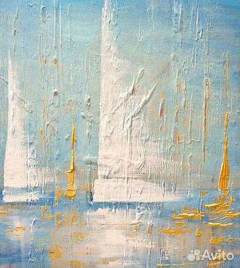 Картина маслом Яхты