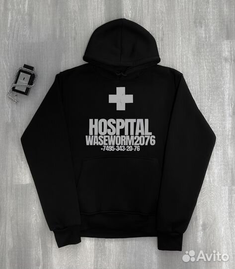 Худи Waseworm Hospital