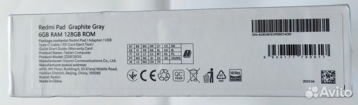 Redmi Pad 6 128gb серый