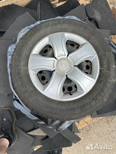 Зимние колёса на Opel (шины 215/65 R16 на дисках)