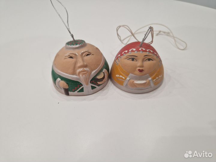 Колокольчики глиняные