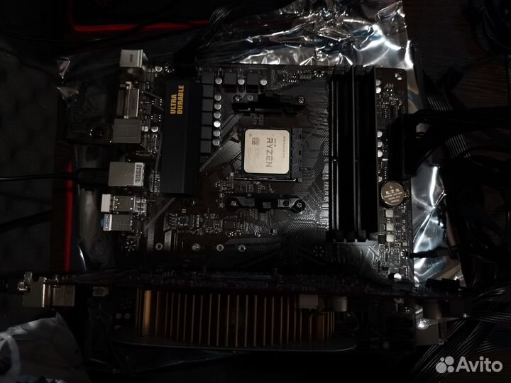 Материнская плата с процессором b550, ryzen5 5600