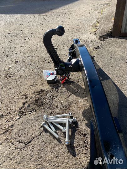 Фаркоп audi q7 4l съемный крюк оригинал vag