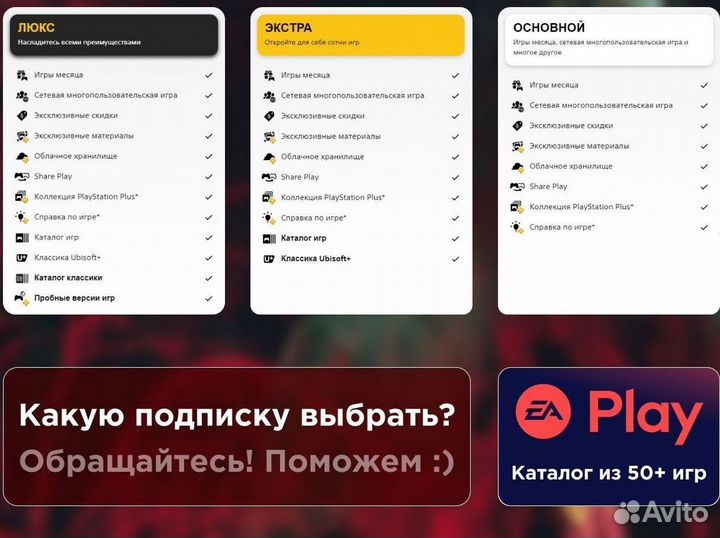 Все лучшие игры подписка PS Plus Extra каталог