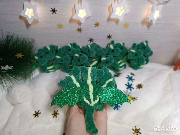 Вязаные игрушки дракон