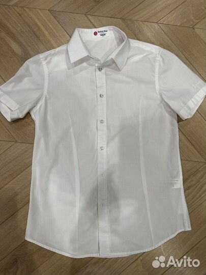 Button blue рубашка 146, состояние новой