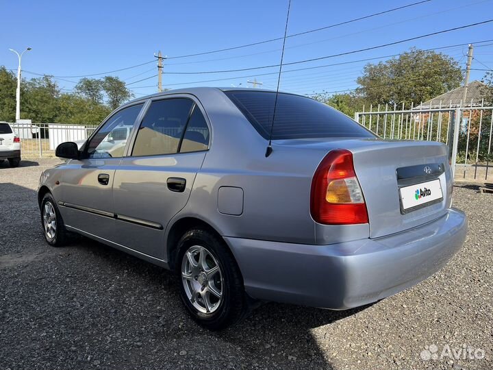 Hyundai Accent 1.5 МТ, 2007, 202 400 км