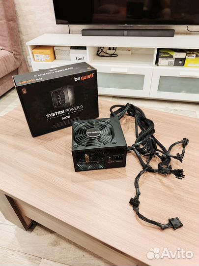 Блок питания be quiet 500w