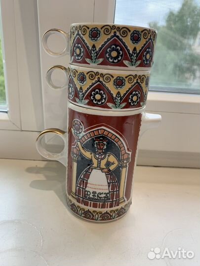 Кофейный сервиз СССР Рига, редкий