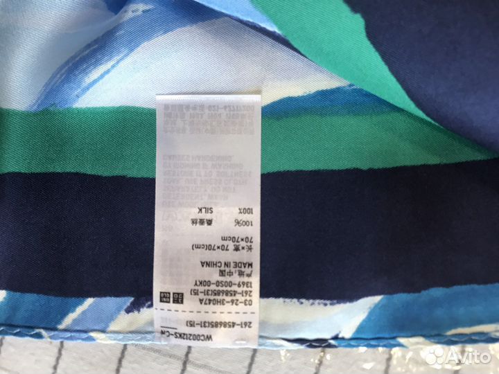 Uniqlo marni шклковый шарф