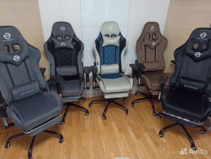 Тканевые компьютерные геймерские кресла доставка