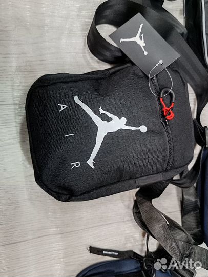 Сумка через плечо nike adidas jordan tnf