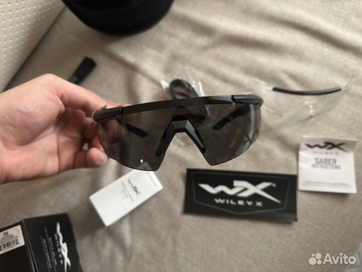 Балистические очки wiley-X saber advanced 3LS