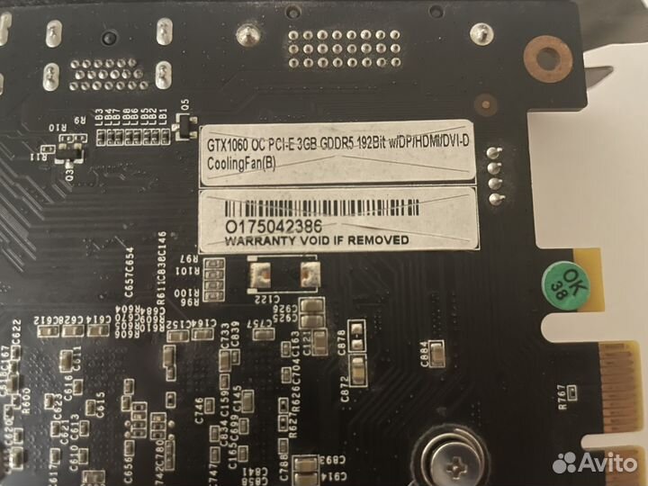 Видеокарта gtx 1060 3gb