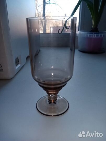 Рюмки из цветного стекла на короткой ножке СССР